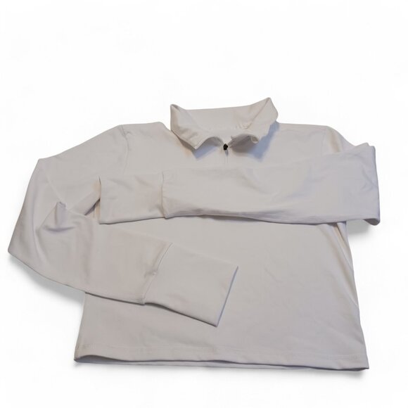 Paragon Fitwear Sedona Ether Cropped 1/4 Zip White Pullover - Picture 10 of 10